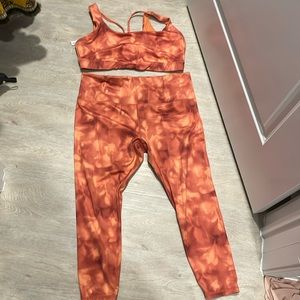 Athleta leggings and sports bra set